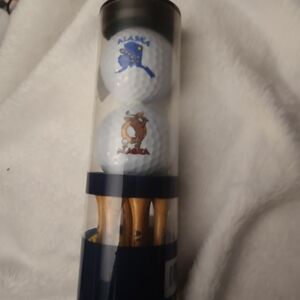 Alaska Themed 2Golf Ball and 9 Tee Set Survivor